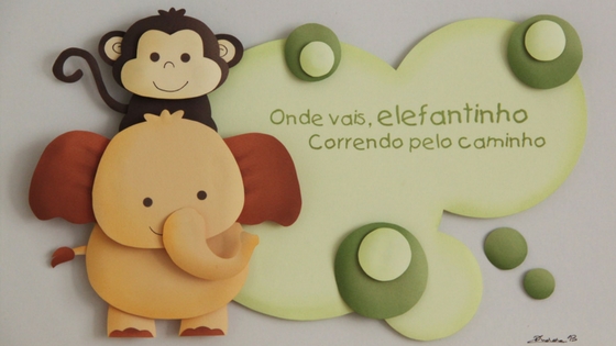 vinicius para crianças quadro elefante