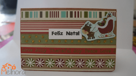 imagem do cartão de natal pronto