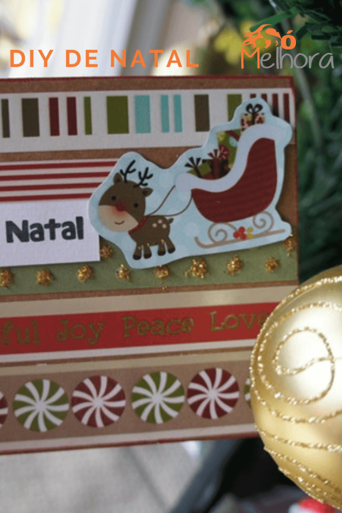 detalhes do cartão de natal