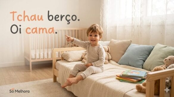 transição do berço para cama