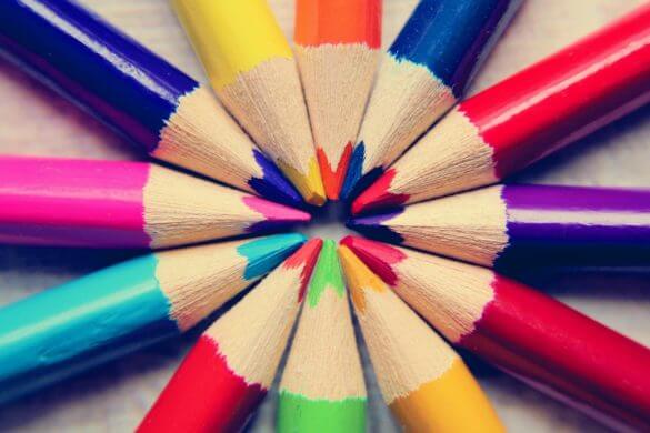 imagem de lápis de cor