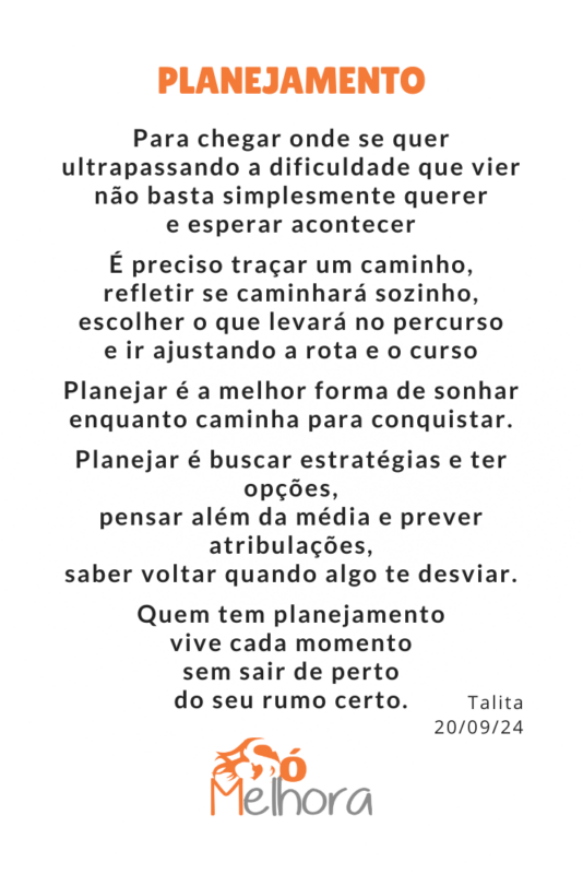Imagem do poema sobre planejamento completo
