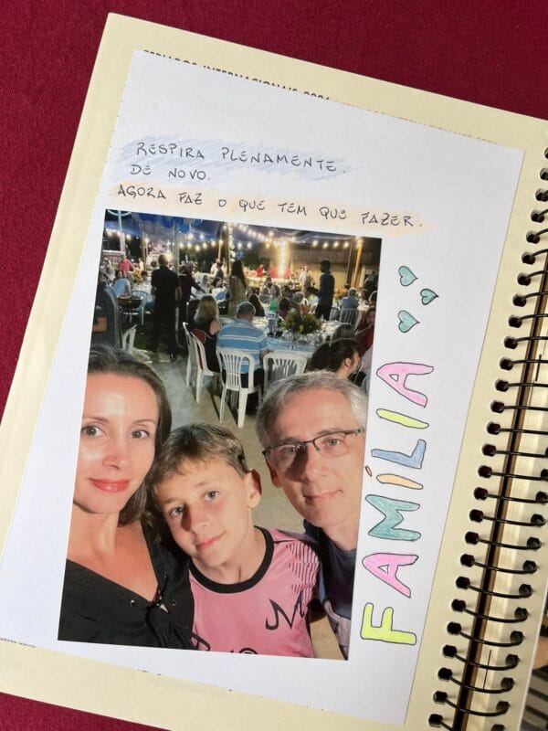 Foco do ano 2026 registrado no planner como parte do planejamento anual pessoal